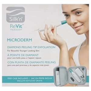 Silk'n ReVit Microderm Diamond Peeling Tip Exfoliation Kit‎ With Case